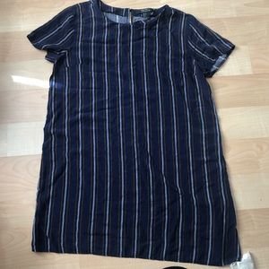 Forever 21 navy striped dress